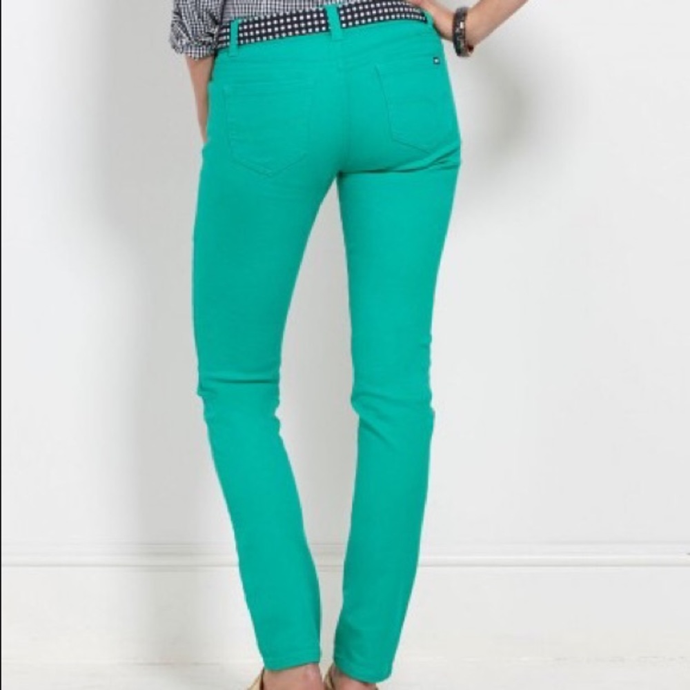 Vineyard Vines Green Skinny Jeans